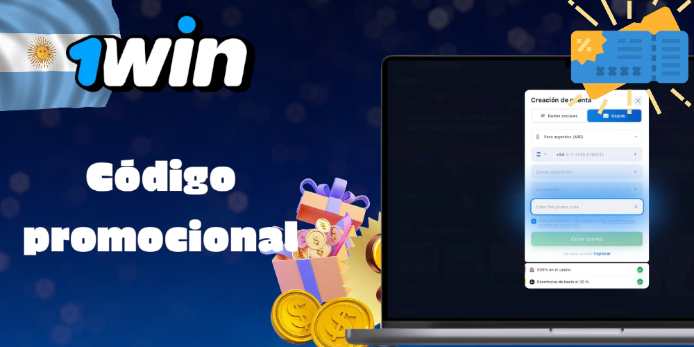 Código promocional 1win en Argentina