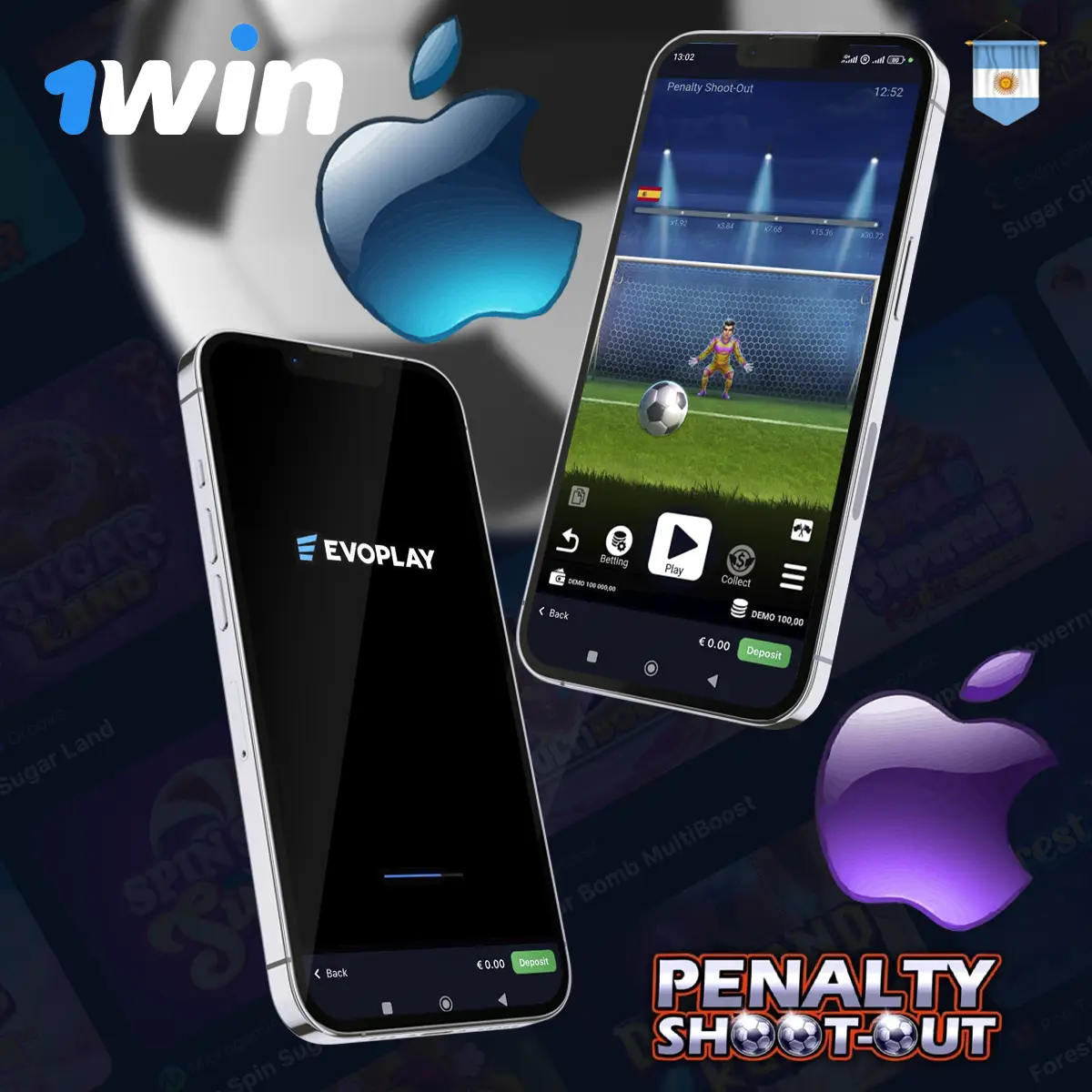 La instalación de la App 1Win Penalty Shoot Out en dispositivos iOS